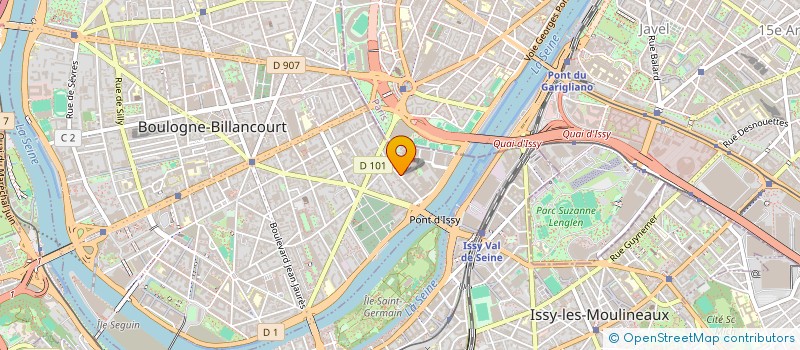 localisation de l'entreprise SARL LOUIS à BOULOGNE-BILLANCOURT
