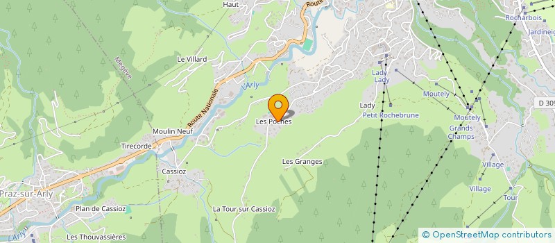 localisation de l'entreprise SARL LOUIS CONSEIL ET FILS à MEGEVE