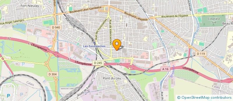 localisation de l'entreprise SARL LOUIS CROCHEZ à CALAIS