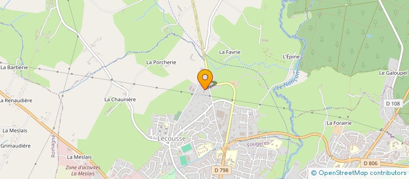 localisation de l'entreprise SARL LOUIS & LECRIVAIN à LECOUSSE