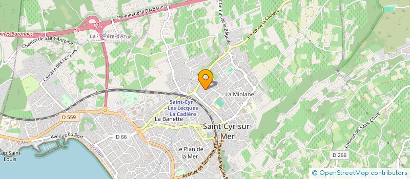 localisation de l'entreprise SARL LOUIS PONS ET COMPAGNIE à SAINT-CYR-SUR-MER