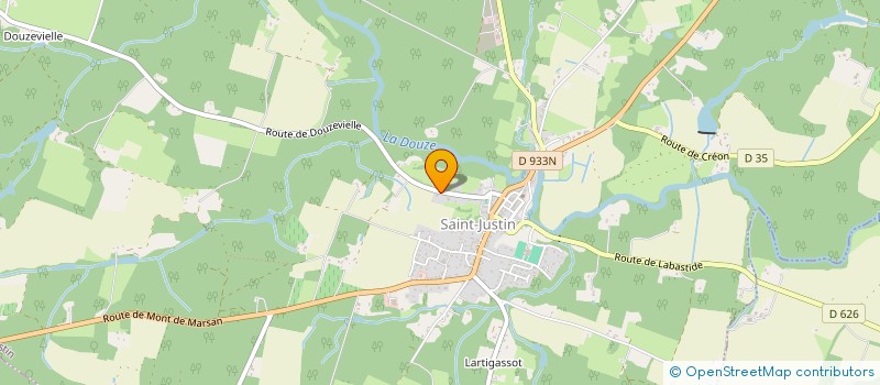 localisation de l'entreprise SARL LOUIS RESENDE à SAINT-JUSTIN