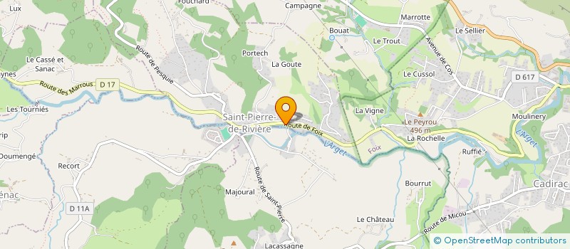 localisation de l'entreprise SARL LOUIS RUMEAU ET FILS à SAINT-PIERRE-DE-RIVIERE