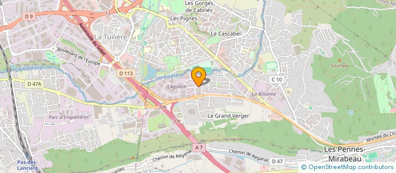 localisation de l'entreprise SARL LOUISA à LES PENNES-MIRABEAU