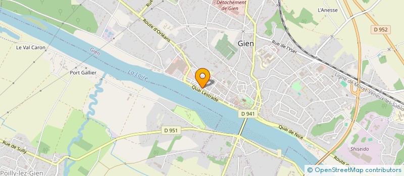localisation de l'entreprise SARL LOUISMET à GIEN