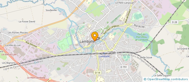 localisation de l'entreprise SARL LOULITHAL  LAMBALLE-ARMOR