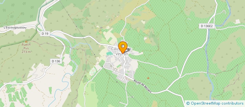 localisation de l'entreprise SARL LOULOU  CAUSSES-ET-VEYRAN