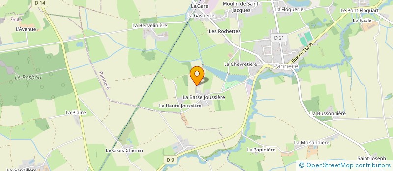 localisation de l'entreprise SARL LOUVA  PANNECE