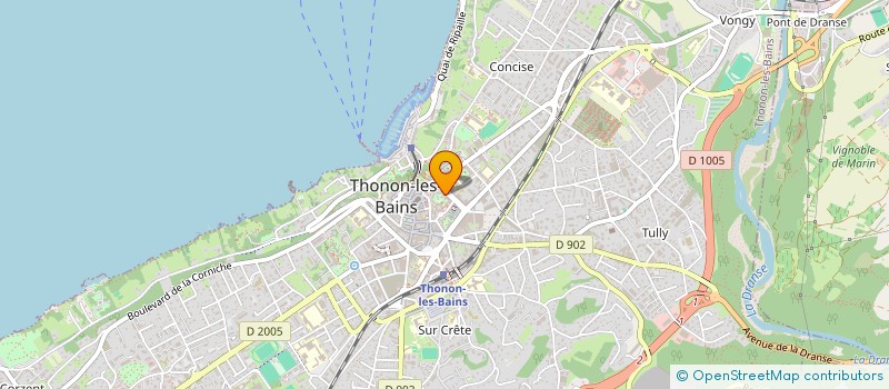 localisation de l'entreprise SARL LOW COST AUTO à THONON-LES-BAINS