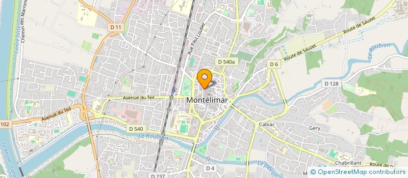 localisation de l'entreprise SARL LOZANGE à MONTELIMAR