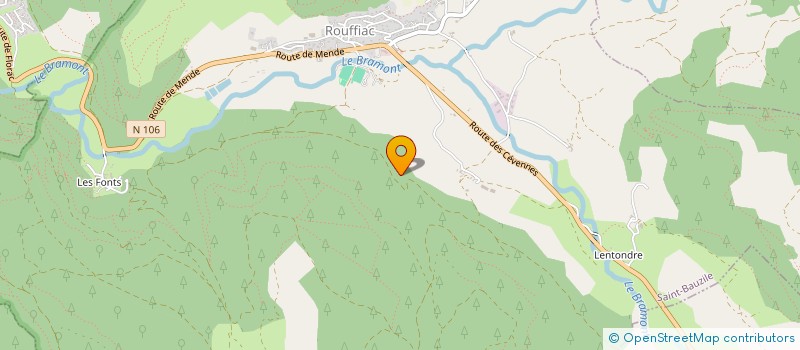 localisation de l'entreprise SARL LOZERE CUISINES à SAINT-BAUZILE