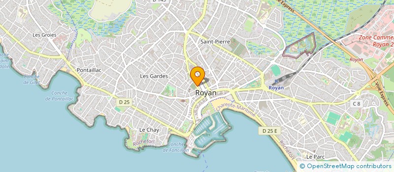 localisation de l'entreprise SARL LPC JOYAUX CONSEIL  ROYAN