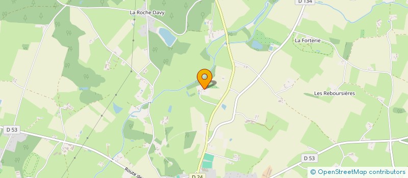 localisation de l'entreprise SARL LPF BOIS 72  PRECIGNE