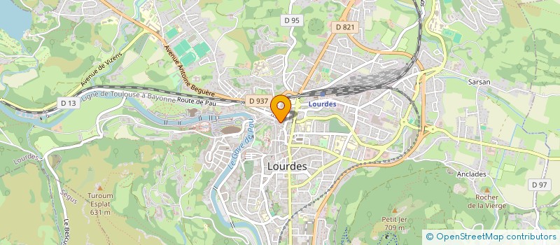 localisation de l'entreprise SARL LPG à LOURDES