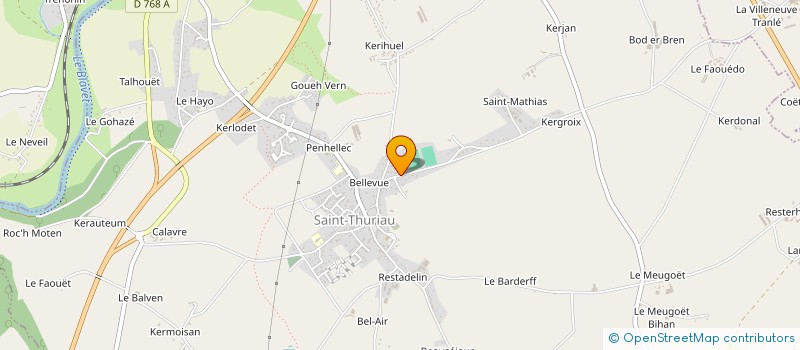 localisation de l'entreprise SARL LPH  SAINT-THURIAU