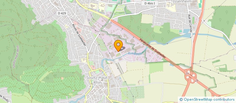 localisation de l'entreprise SARL LPI à SOULTZ-HAUT-RHIN
