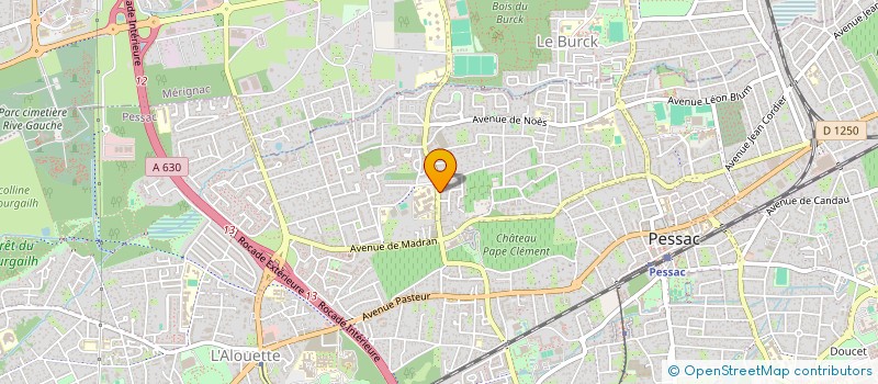 localisation de l'entreprise SARL LS  PESSAC