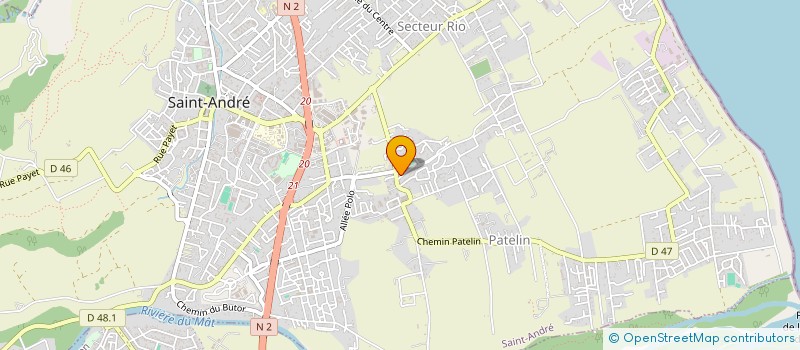 localisation de l'entreprise SARL LSI 974 à SAINT-ANDRE