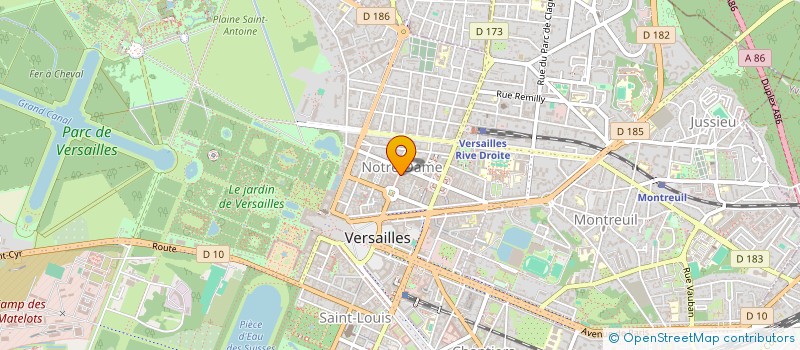 localisation de l'entreprise SARL LSR à VERSAILLES