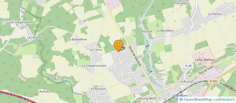 localisation de l'entreprise SARL LTCY  CINQ-MARS-LA-PILE