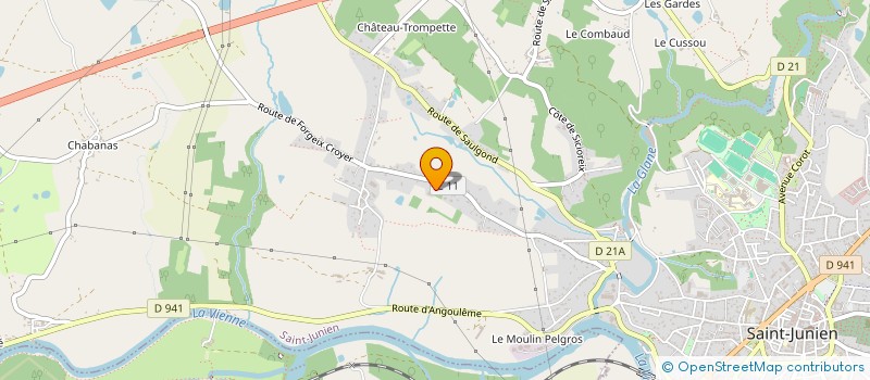 localisation de l'entreprise SARL LTJ à SAINT-JUNIEN