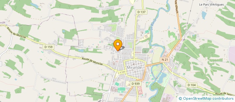 localisation de l'entreprise SARL LTPE - LIBAROS TRAVAUX PUBLICS ENVIRONNEMENT à LOUBERSAN