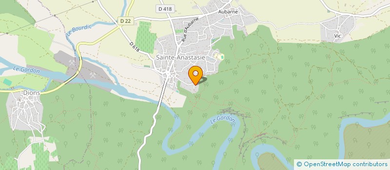 localisation de l'entreprise SARL LUBRIFIANTS DIFFUSION  SAINTE-ANASTASIE