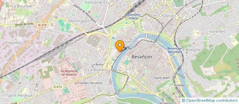 localisation de l'entreprise SARL LUCAS à BESANCON