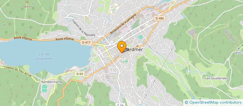 localisation de l'entreprise SARL LUCAS à GERARDMER