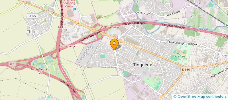 localisation de l'entreprise SARL LUCELINE à TINQUEUX