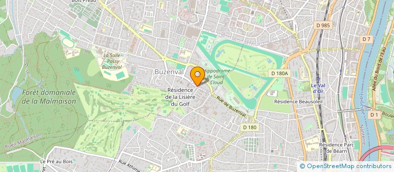 localisation de l'entreprise SARL LUCET BATIMENT à RUEIL-MALMAISON