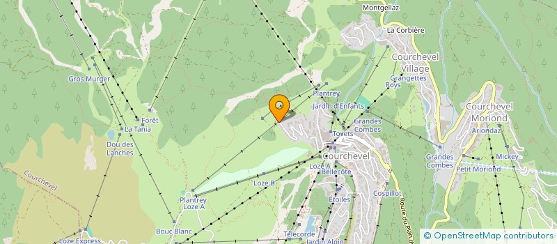 localisation de l'entreprise SARL LUCIE ANDREE à COURCHEVEL