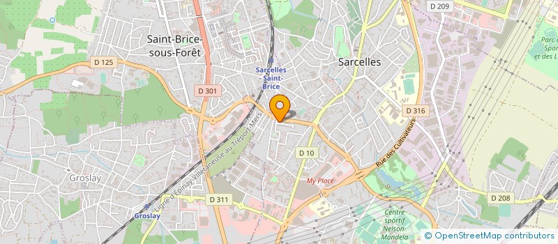 localisation de l'entreprise SARL LUCIEN PROTECTION SECURITE PRIVEE à SARCELLES