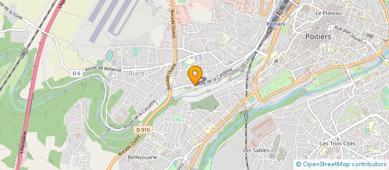 localisation de l'entreprise SARL LUCIEN SERVIN à POITIERS