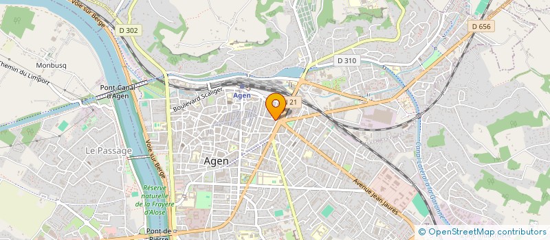 localisation de l'entreprise SARL LUCY  AGEN