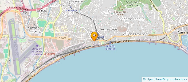 localisation de l'entreprise SARL LUDIVINE à CANNES
