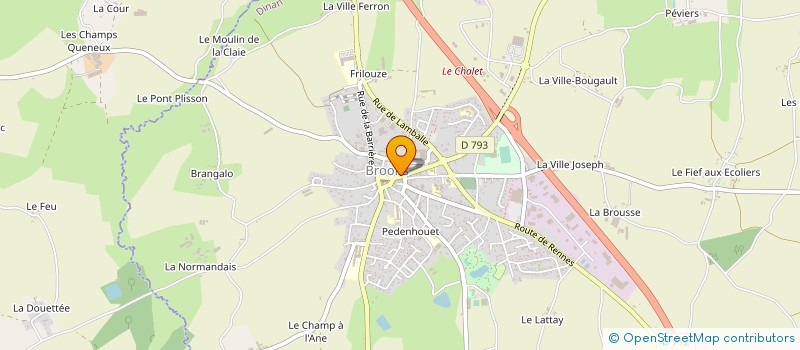 localisation de l'entreprise SARL LUDOVIC SOQUET  BROONS