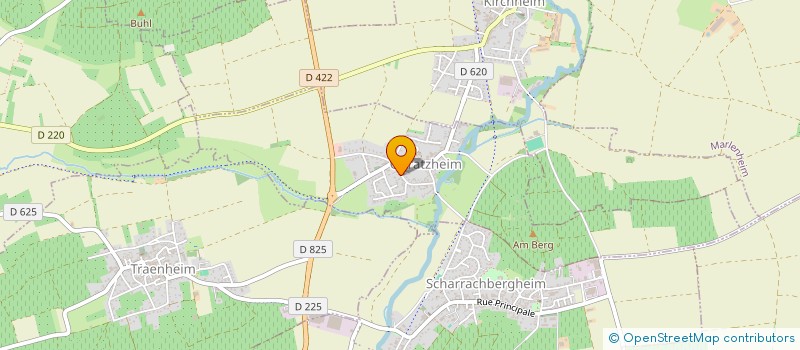 localisation de l'entreprise SARL LUDRIS à ODRATZHEIM
