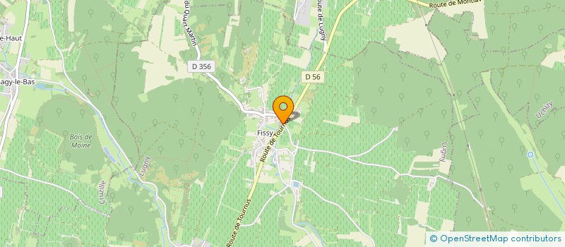 localisation de l'entreprise SARL LUGNY-VITI à LUGNY