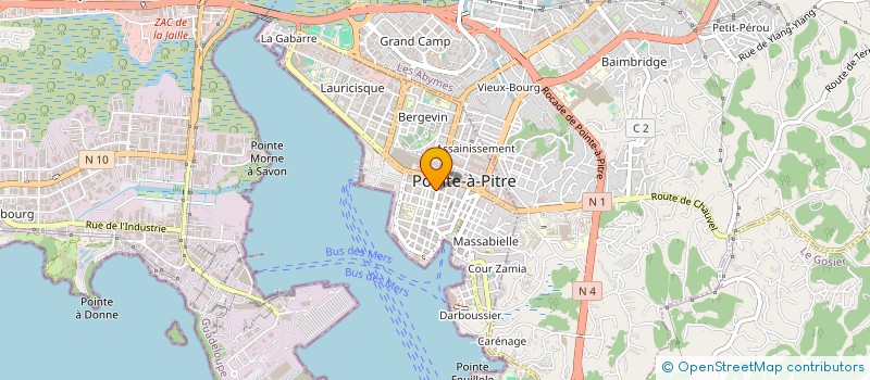 localisation de l'entreprise SARL LUIS à POINTE-A-PITRE