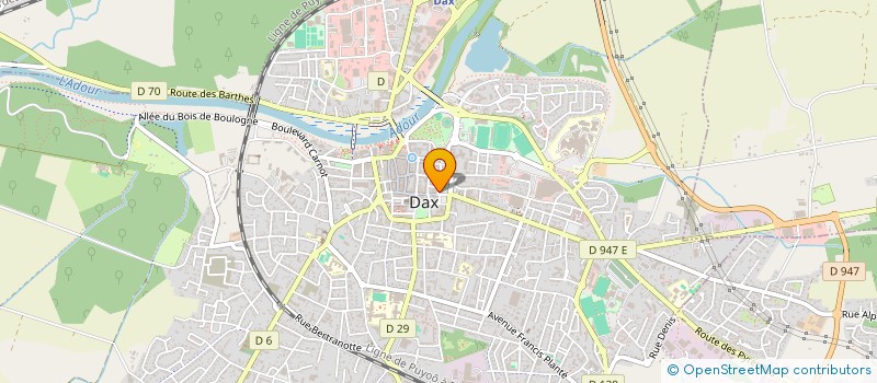 localisation de l'entreprise SARL LUISES à DAX