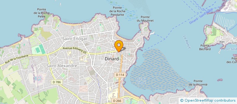 localisation de l'entreprise SARL LULU à DINARD