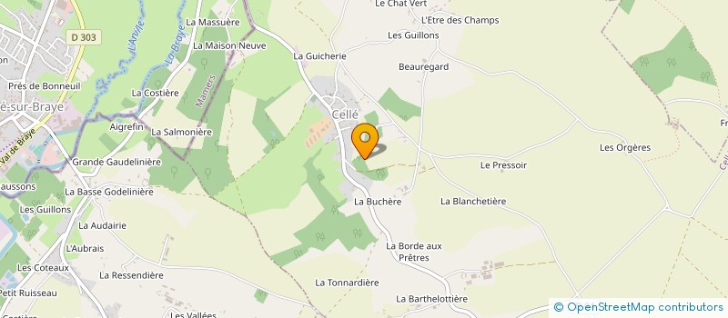 localisation de l'entreprise SARL LULY à SAVIGNY-SUR-BRAYE