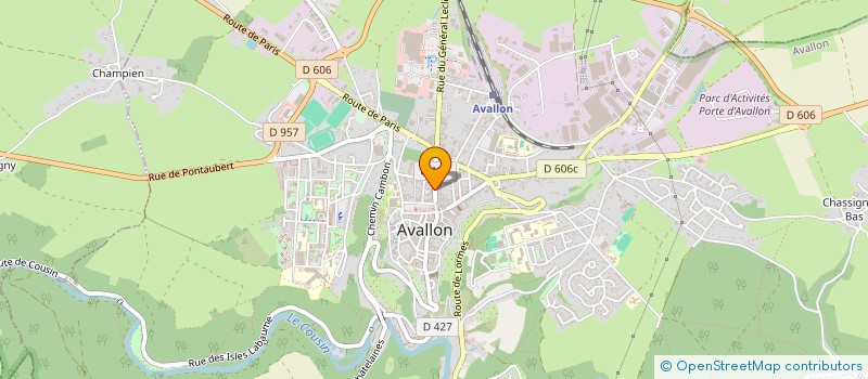 localisation de l'entreprise SARL LUMA BEAUTE à AVALLON