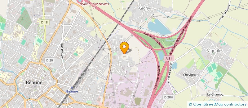 localisation de l'entreprise SARL LUMIC à BEAUNE