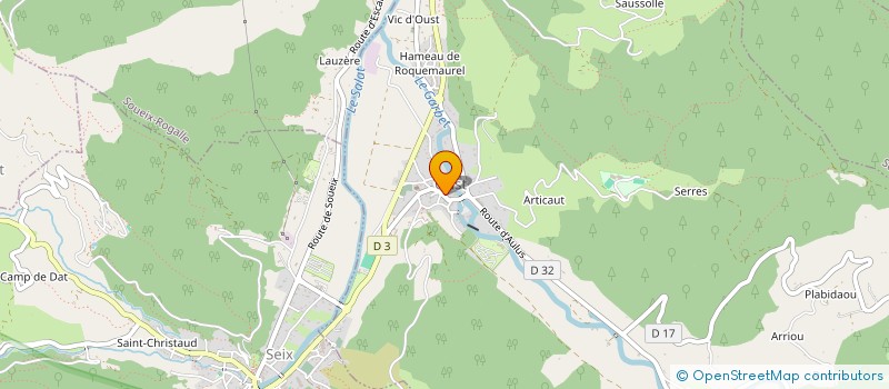 localisation de l'entreprise SARL LUMINEAU à OUST