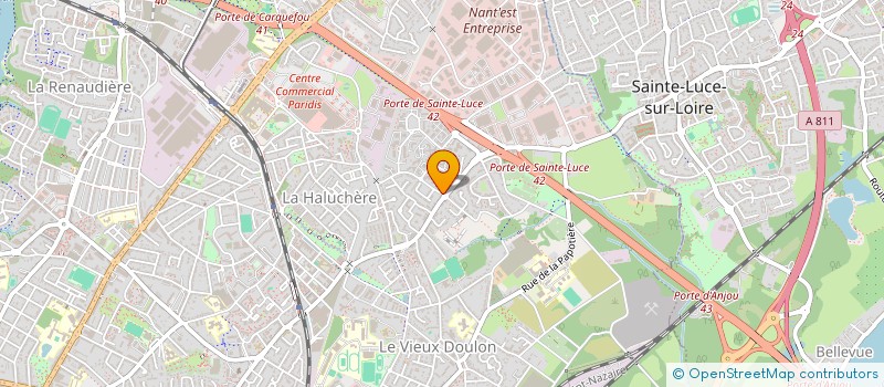 localisation de l'entreprise SARL LUMINEUX à NANTES