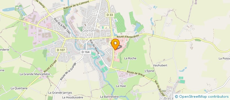 localisation de l'entreprise SARL LUMISPACE  GORRON