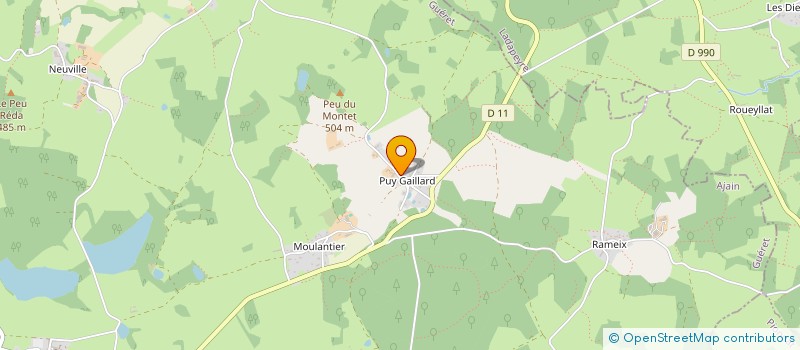 localisation de l'entreprise SARL LUNA à AJAIN