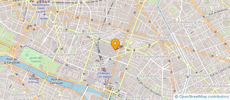 localisation de l'entreprise SARL LUNE à PARIS